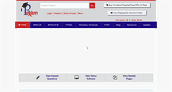 Desktop Screenshot of pharmacyexam.com
